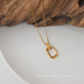 Shangjie OEM Joyas Fashion Women Gold Jewelry Titanium Diseñador Collares Collar de acero inoxidable Cabecilla